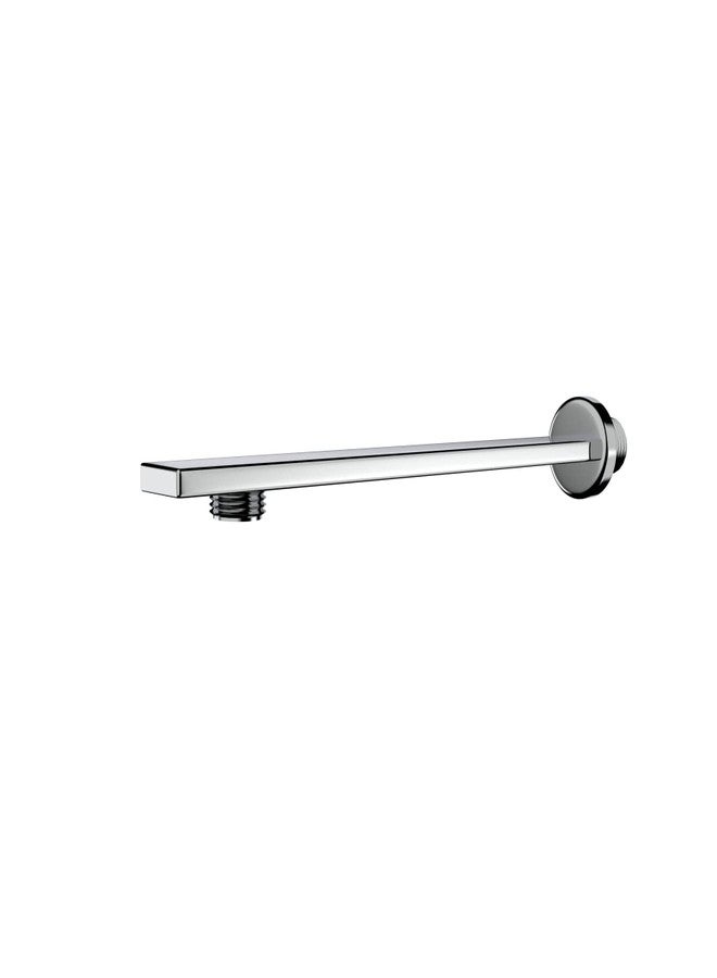 RN 15" Inch Rectangular shower Arm for Bathroom | Stainless Steel Over Head Shower Extension Arm, Silver Chrome Finish 6089